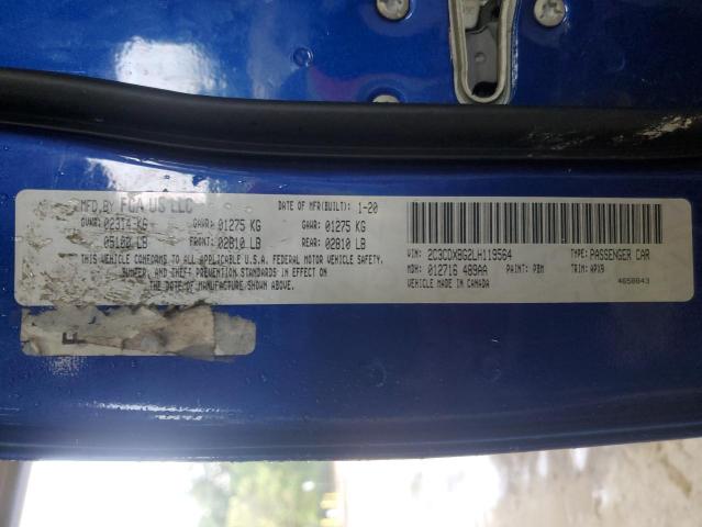 2020 DODGE CHARGER SX 2C3CDXBG2LH119564