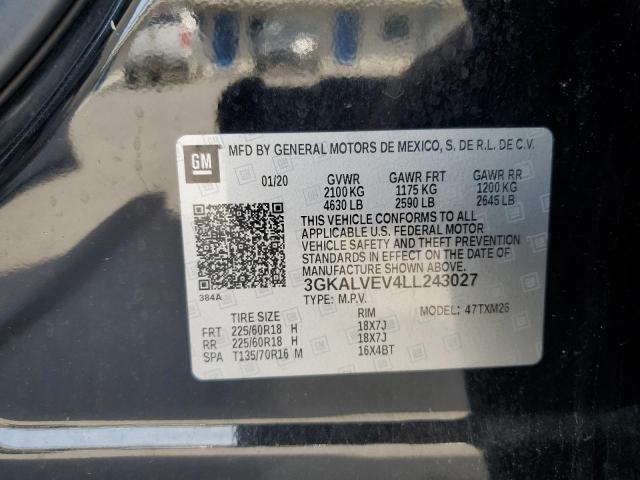 2020 GMC TERRAIN SLT - 3GKALVEV4LL243027