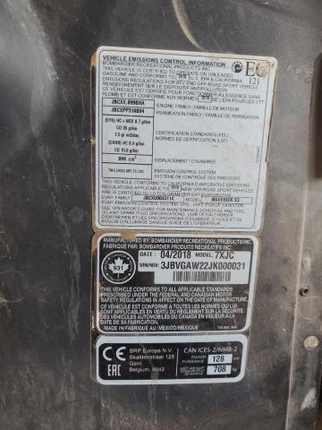 2018 CAN-AM MAVERICK 3JBVGAW22JK000031