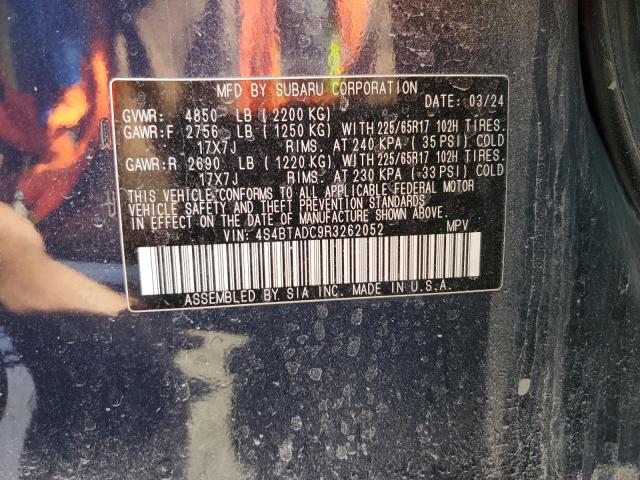 2024 SUBARU OUTBACK PREMIUM 4S4BTADC9R3262052