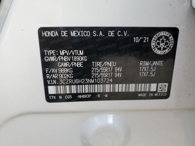 2022 HONDA HR-V SPORT - 3CZRU6H23NM103724