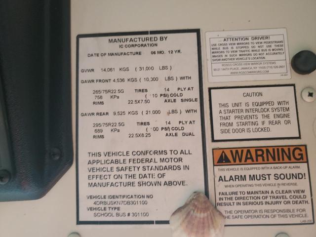 2013 IC CE SERIES SCHOOL #3263668726