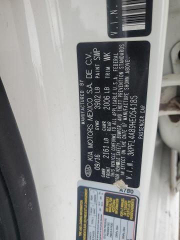 2017 KIA FORTE EX - 3KPFL4A89HE054185