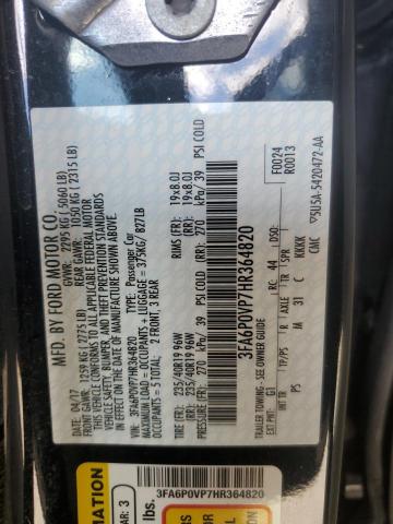 2017 FORD FUSION SPO - 3FA6P0VP7HR364820