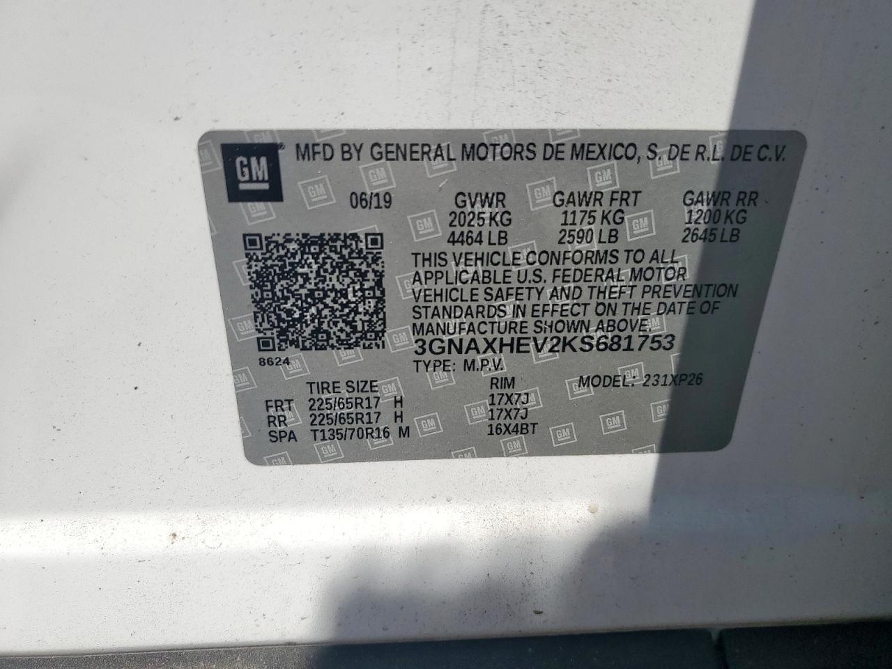 CHEVROLET EQUINOX LS