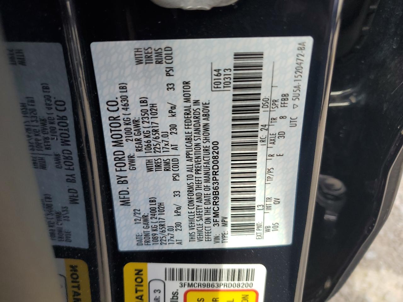 FORD BRONCO SPORT BIG BEND