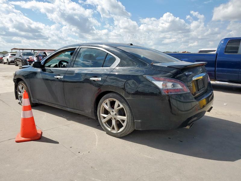 NISSAN MAXIMA S 2012 black sedan 4d gas 1N4AA5AP4CC843525 photo #3