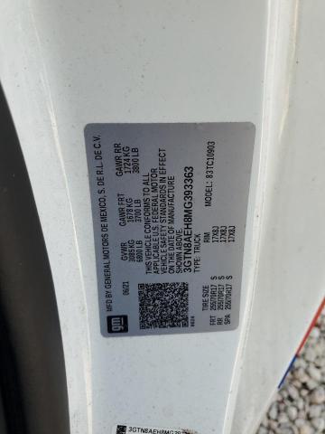2021 GMC SIERRA C15 3GTN8AEH8MG393363