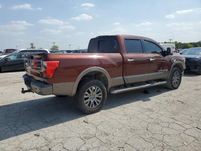 NISSAN TITAN XD S 2016 brown crew pic diesel 1N6BA1F45GN505984 photo #4