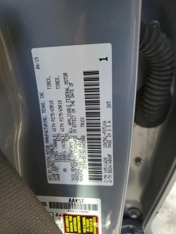 2019 TOYOTA TUNDRA CRE 5TFHY5F15KX845980