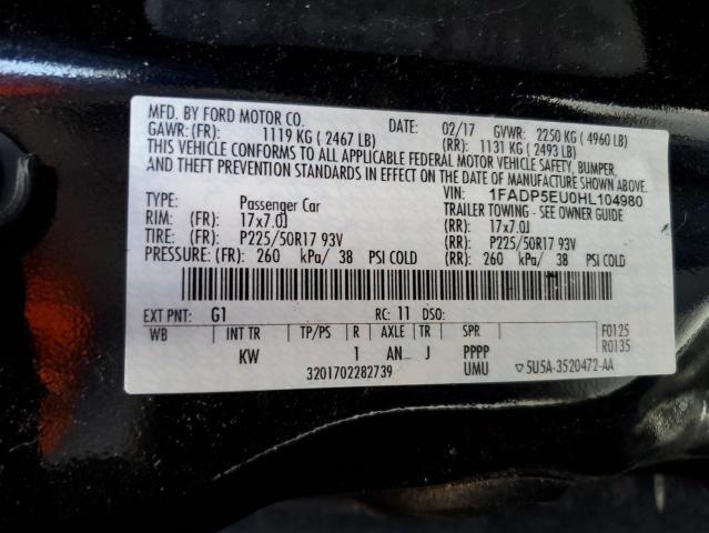 2017 FORD C-MAX SE 1FADP5EU0HL104980