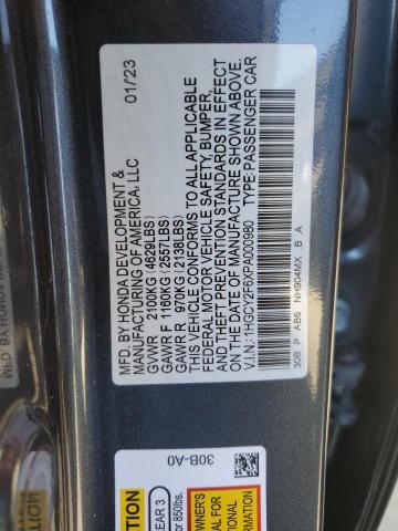 2023 HONDA ACCORD HYB - 1HGCY2F6XPA000980