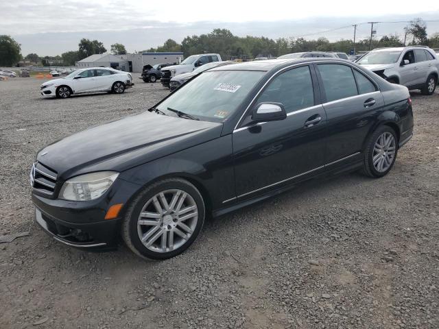 MERCEDES-BENZ C 300 4MATIC 2009 black  Gasoline WDDGF81X49R083504 photo #1