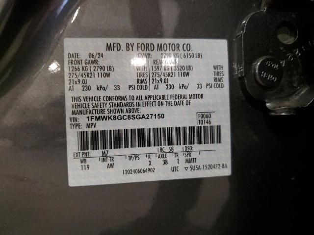 2025 FORD EXPLORER S 1FMWK8GC8SGA27150