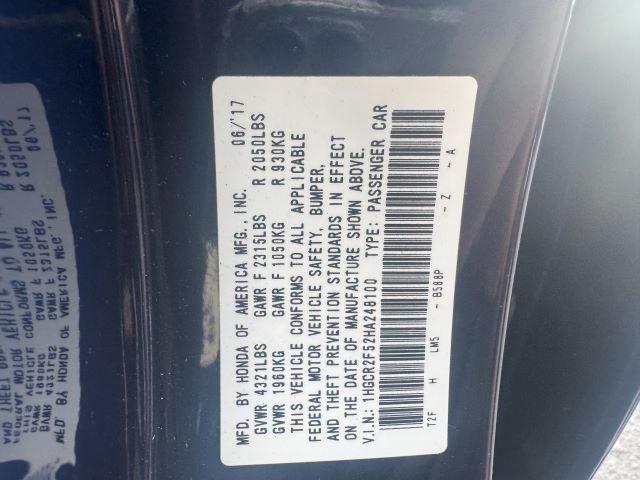 2017 HONDA ACCORD SPO 1HGCR2F52HA248100