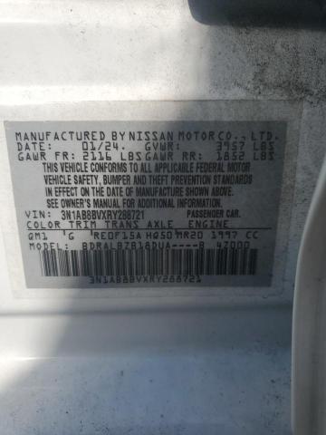 2024 NISSAN SENTRA S - 3N1AB8BVXRY288721
