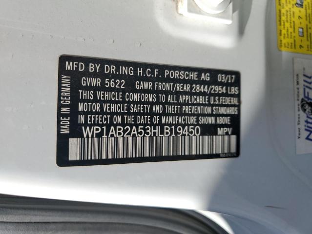 2017 PORSCHE MACAN S WP1AB2A53HLB19450