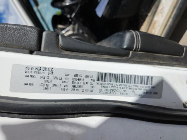 2015 JEEP GRAND CHER #3284380030