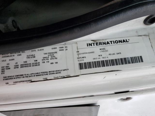 2019 INTERNATIONAL LT625 #3279496261