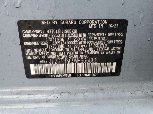 2021 SUBARU CROSSTREK - JF2GTHSC9MH665886