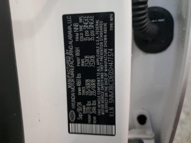 2025 HYUNDAI TUCSON SEL 5NMJBCDE0SH477374
