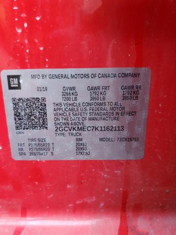 2019 CHEVROLET SILVERADO LD K1500 CUSTOM 2GCVKMEC7K1162113