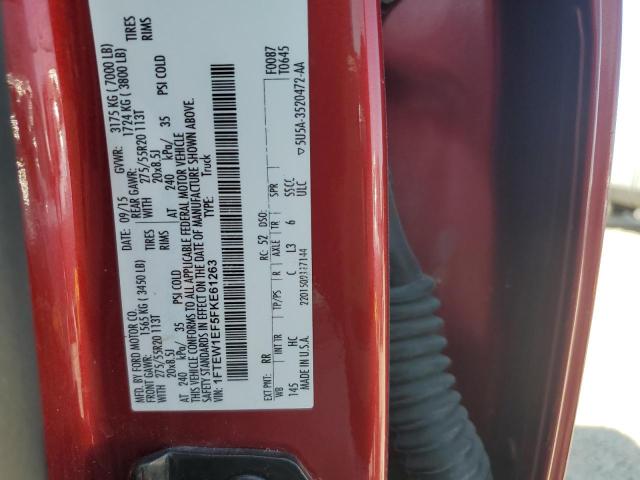 2015 FORD F150 SUPER - 1FTEW1EF5FKE61263