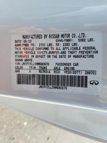 2022 INFINITI Q60 RED SPORT 400 JN1FV7LL5NM680670