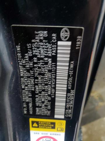 2015 TOYOTA CAMRY LE 4T4BF1FK5FR511311