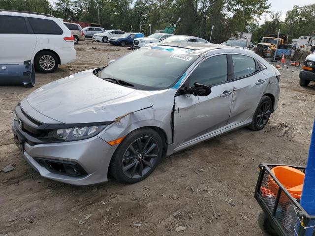 HONDA CIVIC EX 2020 silver  gas SHHFK7H65LU420329 photo #1