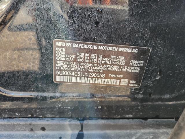 2018 BMW X5 XDRIVE35D 5UXKS4C51J0Z90058