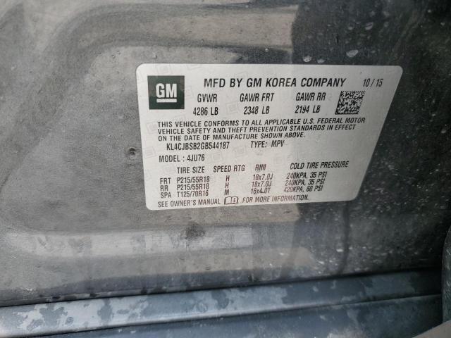 2016 BUICK ENCORE CON KL4CJBSB2GB544187