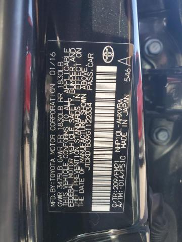 2016 TOYOTA PRIUS C JTDKDTB39G1122334