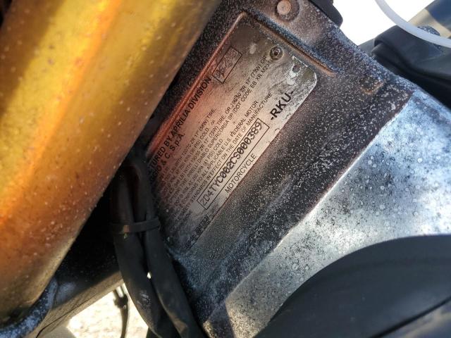 2012 APRILIA MOTORCYCLE ZD4TYC002CS000389