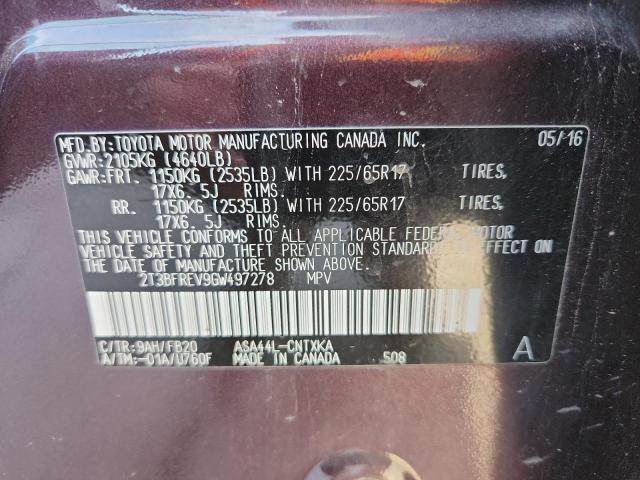 2016 TOYOTA RAV4 LE - 2T3BFREV9GW497278