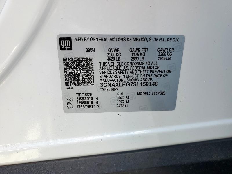 2025 CHEVROLET EQUINOX RS - 3GNAXLEG7SL159148