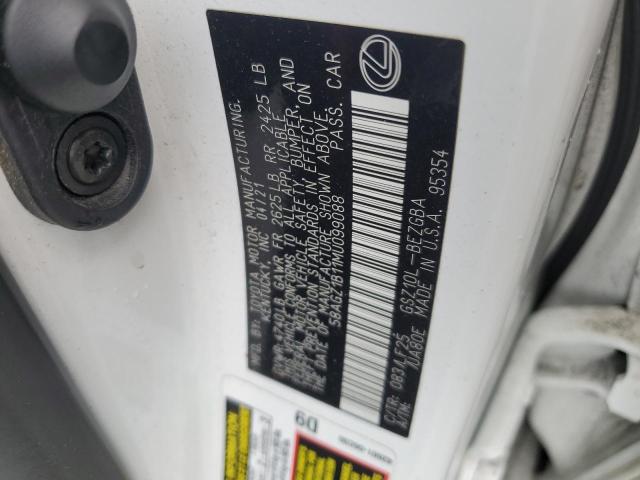 2021 LEXUS ES 350 BAS 58AGZ1B11MU099088