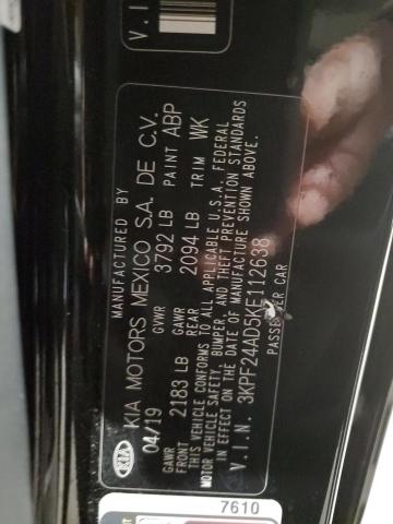 2019 KIA FORTE FE - 3KPF24AD5KE112638