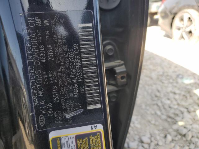 2019 KIA OPTIMA HYB KNAGU4LE0K5032029