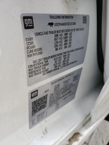 2025 CHEVROLET SILVERADO 1GCPAAEK2SZ103480