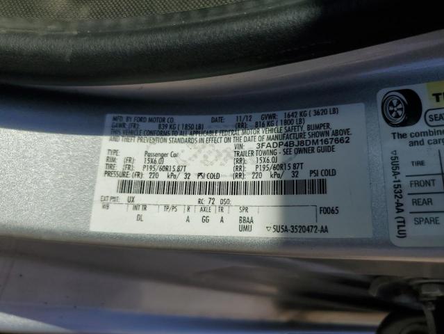2013 FORD FIESTA SE - 3FADP4BJ8DM167662