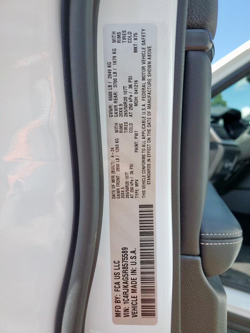 2024 JEEP GRAND CHER - 1C4RJKAG5R8575589