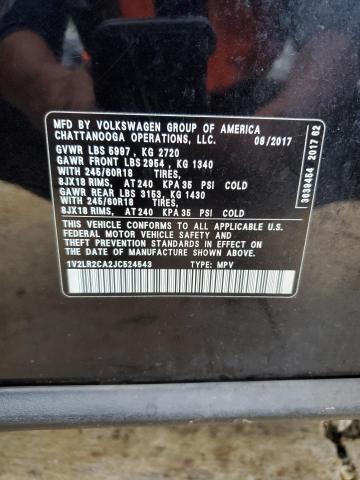 2018 VOLKSWAGEN ATLAS SE #3305378303