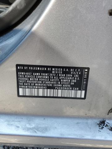 2024 VOLKSWAGEN JETTA SPOR 3VWAM7BU2RM066543