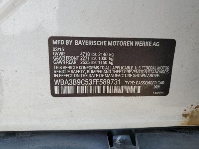 2015 BMW 335 XI - WBA3B9C53FF589731