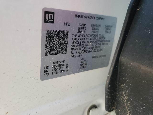 2024 CHEVROLET TRAX 1RS - KL77LGE29RC018188