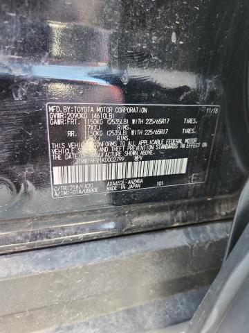 2019 TOYOTA RAV4 XLE JTMW1RFV1KD002799