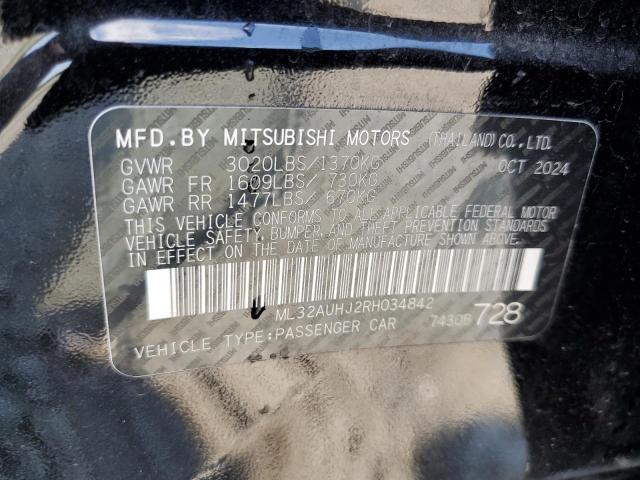 2024 MITSUBISHI MIRAGE ES ML32AUHJ2RH034842