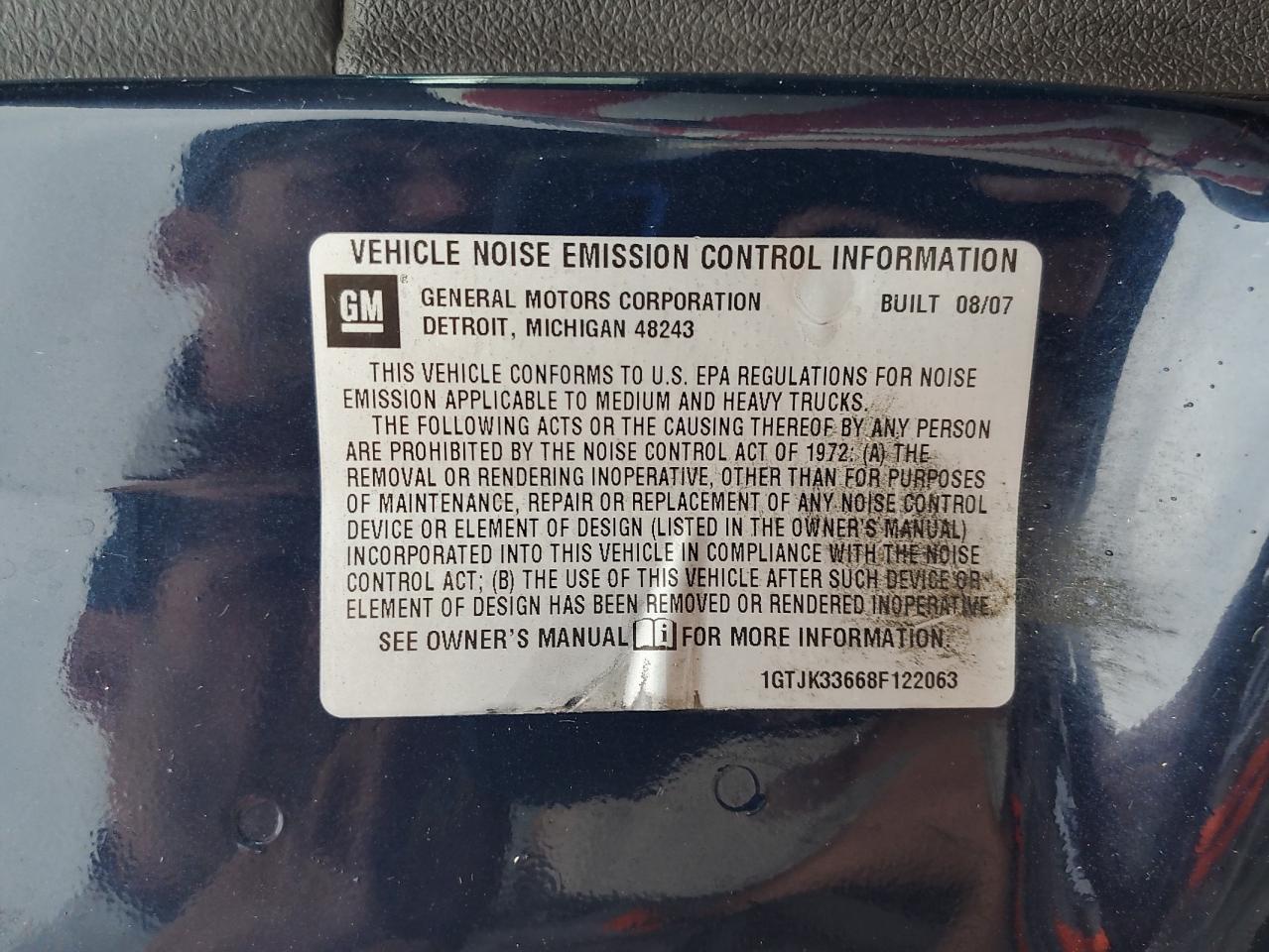 Lot #3303592928 2008 GMC SIERRA K35