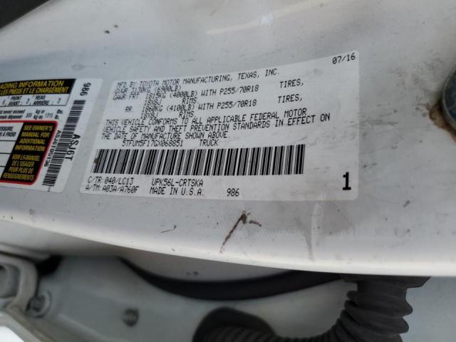 2016 TOYOTA TUNDRA DOU 5TFUM5F17GX068851